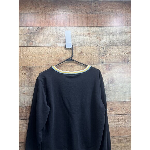 Box Lunch Womens Black Sponge Bob Embroidered Pullover Crewneck Sweater Size XL - Picture 8 of 10